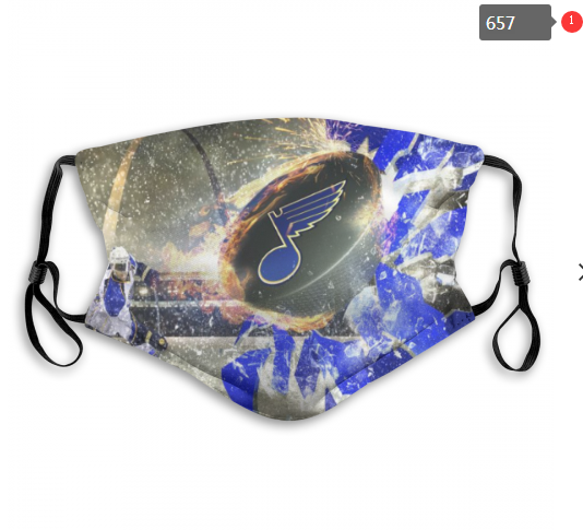 NHL St.Louis Blues #9 Dust mask with filter